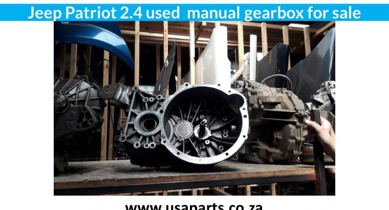 Jeep Patriot 2.4 used manual gearbox for sale