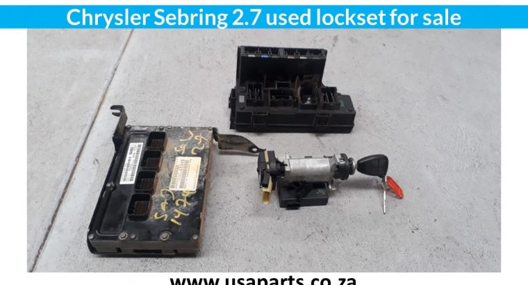Chrysler Sebring 2.7 used lockset for sale