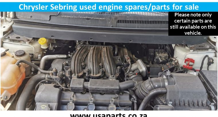 Chrysler Sebring used engine spares/parts for sale