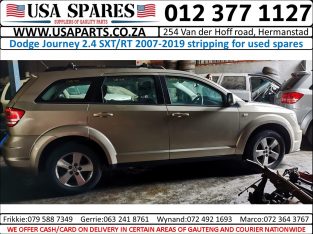Dodge Journey 2.4 SXT/RT 2007-19 stripping for used spares