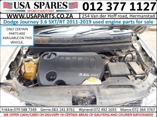 Dodge Journey 3.6 SXT/RT used petrol engine parts for sale
