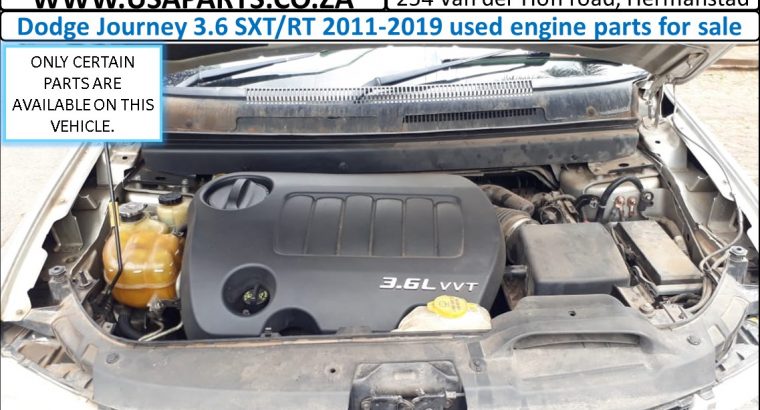 Dodge Journey 3.6 SXT/RT used petrol engine parts for sale