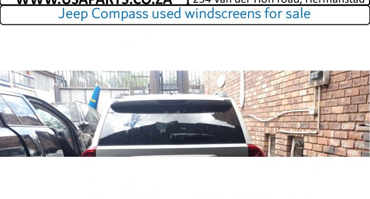 Jeep Compass used windscreens/door glass for sale
