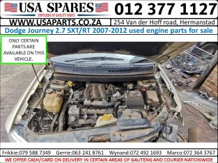 Dodge Journey 2.7 SXT/RT used petrol engine parts for sale