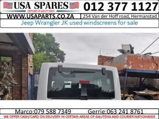 Jeep Wrangler JK used windscreens/door glass for sale