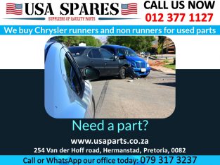 We buy your unwanted Chrysler for used parts
