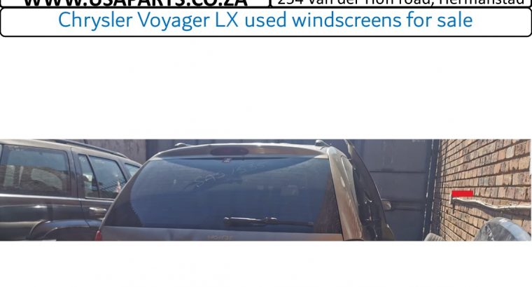 Chrysler Voyager used windscreens/door glass for sale