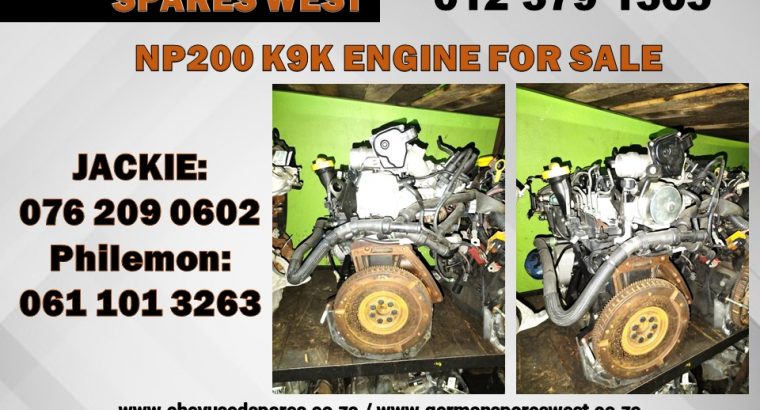 NP200 K9K Engine for sale