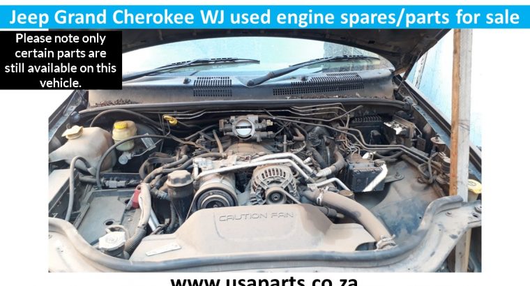 Jeep Grand Cherokee WJ used engine spares/parts for sale