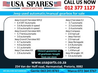 Jeep used gearbox for sale