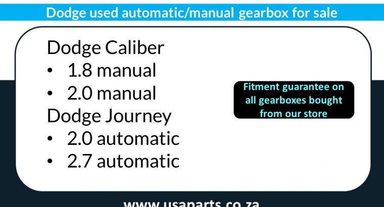 Dodge used gearbox for sale