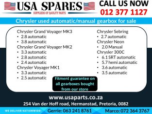 Chrysler used gearbox for sale