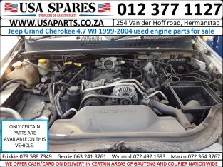 Jeep Grand Cherokee 4.7 WJ used petrol engine parts for sale