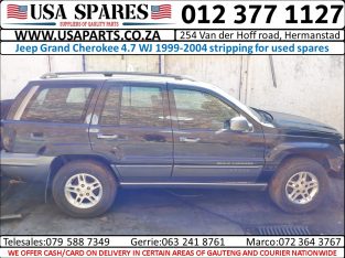 Jeep Grand Cherokee 4.7 WJ 1999-04 stripping for used spares