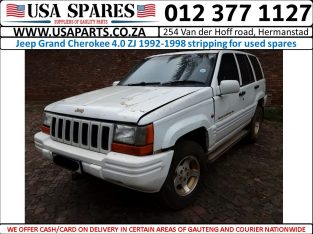 Jeep Grand Cherokee 4.0 ZJ 1992-98 stripping for used spares