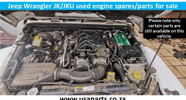 Jeep Wrangler JK/JKU used engine spares/parts for sale