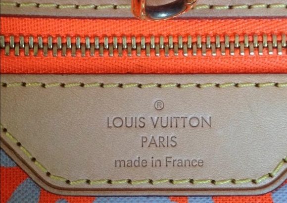Stephen Sprous used stunning Graffiti Orange neverfull tote bag
