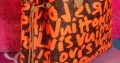 Stephen Sprous used stunning Graffiti Orange neverfull tote bag