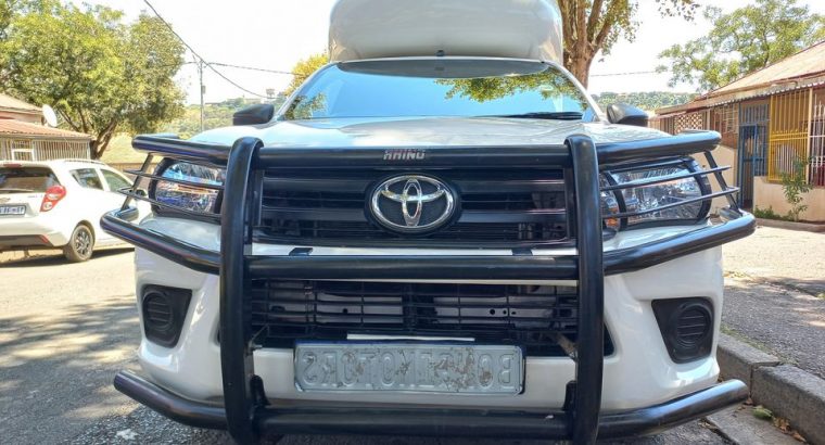 2016 Toyota Hilux Single Cab With Canopy