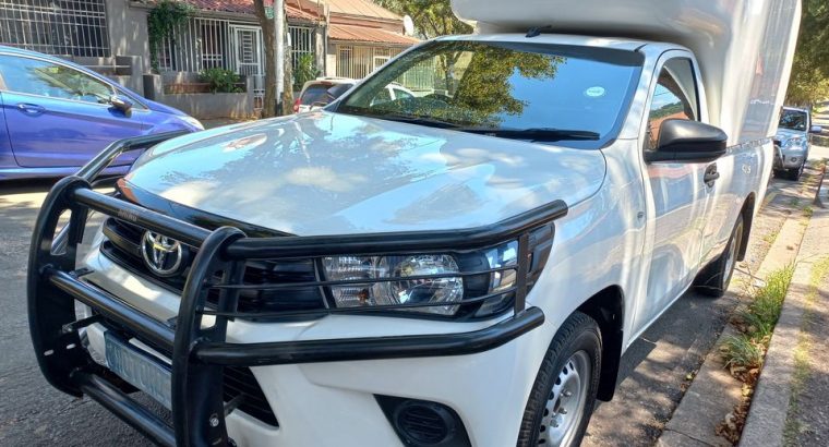 2016 Toyota Hilux Single Cab With Canopy