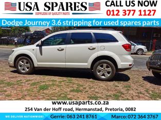 Dodge Journey 3.6 SXT RT stripping for used spares parts