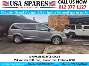 Chrysler Grand Voyager 2.8 CRD stripping for used spares parts