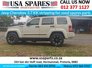 Jeep Cherokee 3.7 KK stripping for used spares parts for sale