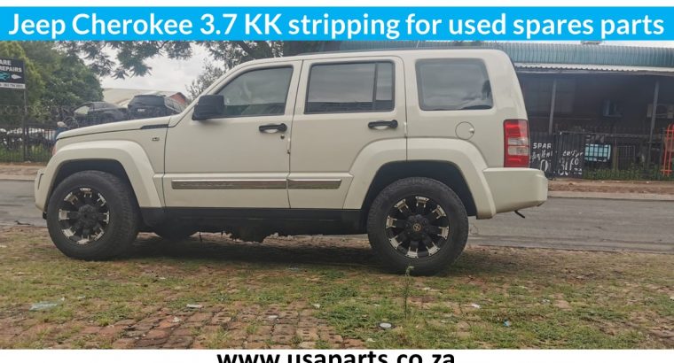 Jeep Cherokee 3.7 KK stripping for used spares parts for sale