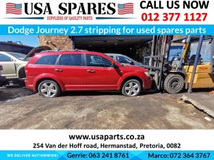 Dodge Journey 2.7 SXT RT 2007-12 stripping for used spares parts