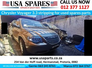 Chrysler Voyager 3.3 2003-07 stripping for used spares parts