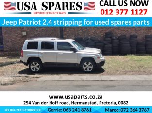 Jeep Patriot 2.0 2007-2012 petrol stripping for used spares parts