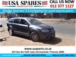 Dodge Journey 2.4 SXT stripping for used spares parts for sale