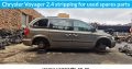 Chrysler Voyager 2.4 2003-2007 stripping for used spares parts