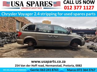 Chrysler Voyager 2.4 2003-2007 stripping for used spares parts