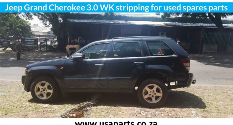 Jeep Grand Cherokee 3.0 WK stripping for used spares parts