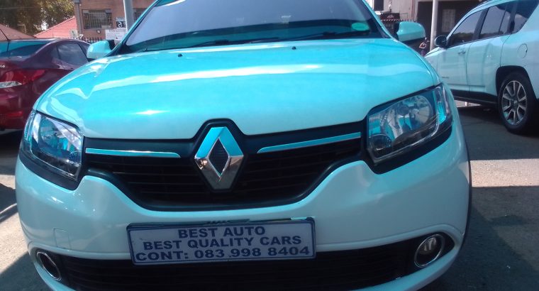 2016 Renault Sandero 1.6 Engine Capacity with Manuel Transmission