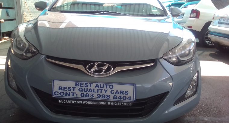 2016 Hyundai Elantra 1.6 Engine Capacity with Manuel Transmission