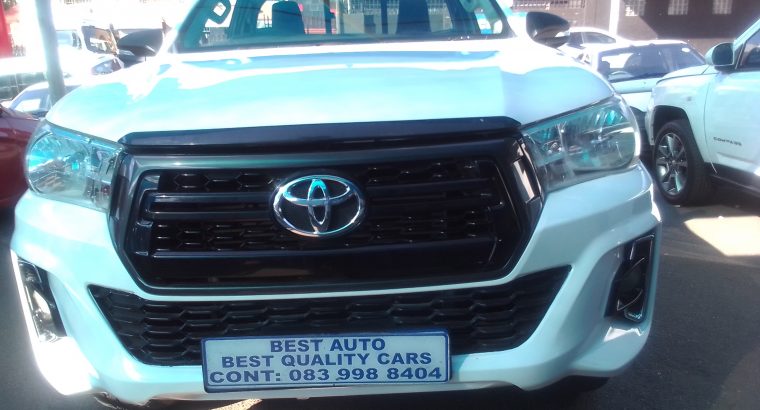 2017 Toyota Hilux 2.6 Engine Capacity GD6 4×4 with Manuel Transm