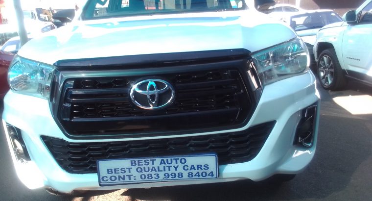 2017 Toyota Hilux 2.6 Engine Capacity GD6 4×4 with Manuel Transm