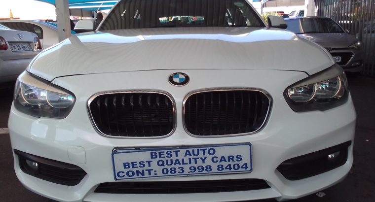 2010 BMW 118i Engine Capacity F-20 with Automatic Transmission,