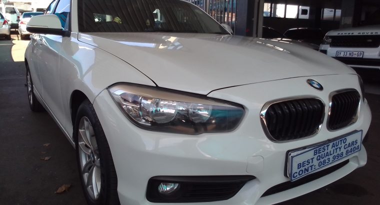 2010 BMW 118i Engine Capacity F-20 with Automatic Transmission,