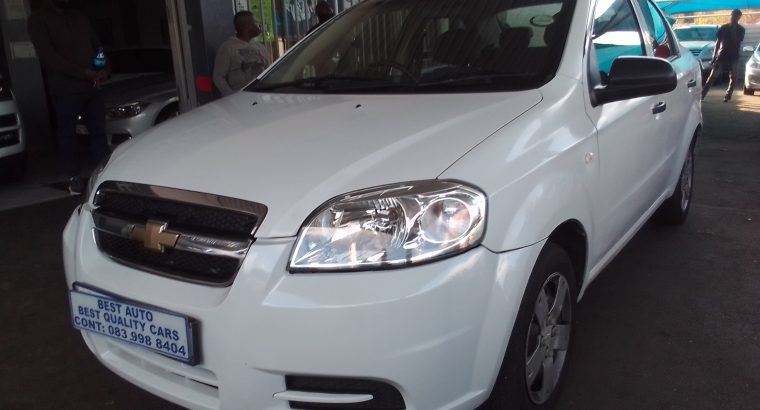 2012 Chevrolet Aveo 1.6 Engine Capacity with Manuel Transmission,