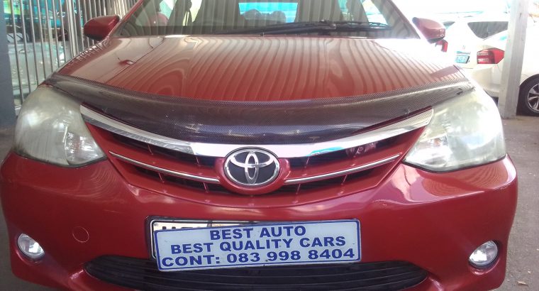 2015 Toyota Etios 1.5 Engine Capacity Sedan with Manuel Transmis