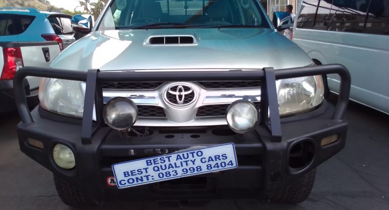2009 Toyota Hilux 3.0 Engine Capacity D4D 4×4 Double Cab with Man