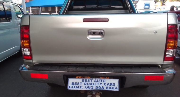 2009 Toyota Hilux 3.0 Engine Capacity D4D 4×4 Double Cab with Man