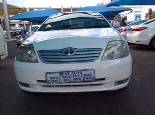 2005 Toyota Corolla 1.6 Engine Capacity with Manuel Transmission,
