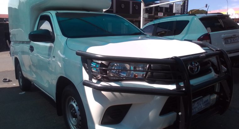 2020 Toyota Hilux 2,0 Engine Capacity Petrol Canopy, Single Cab w