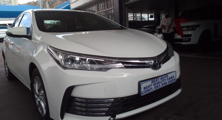 2019 Toyota Corolla 1.6 Engine Capacity Prestige with Manuel Tr