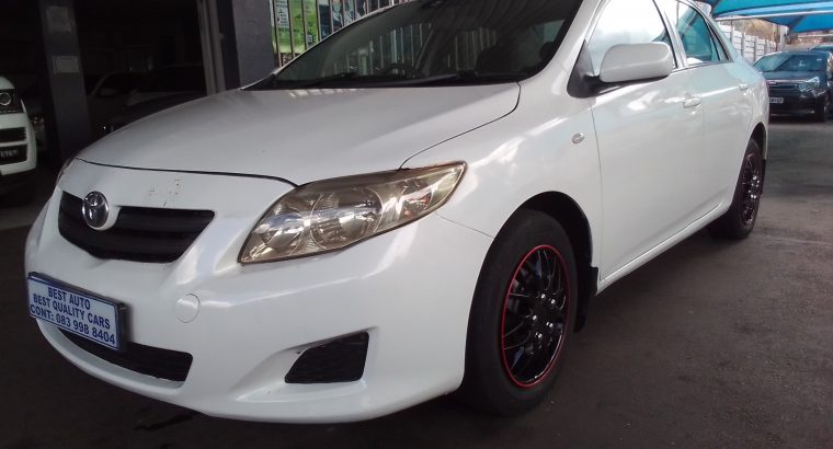2009 Toyota Corolla 1.6 Engine Capacity Professional with Manuel