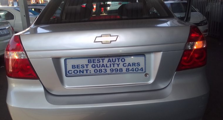 2012 Chevrolet Aveo 1.5 Engine Capacity Sedan with Manuel Transm